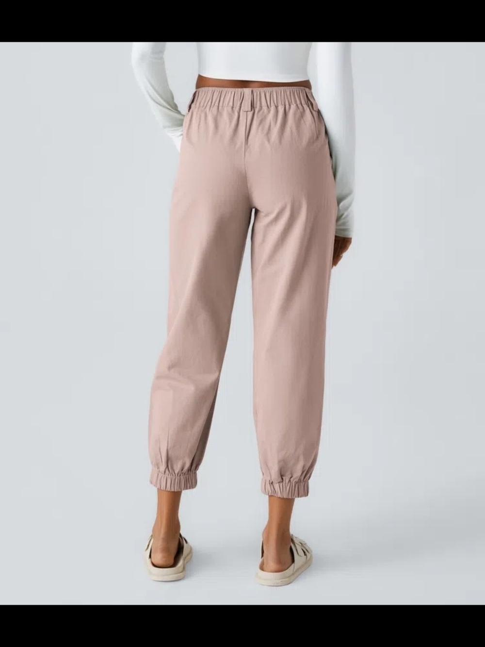 HALARA Relaxed Mid Rise Joggers in Rose Smoke - Picture 2 of 9